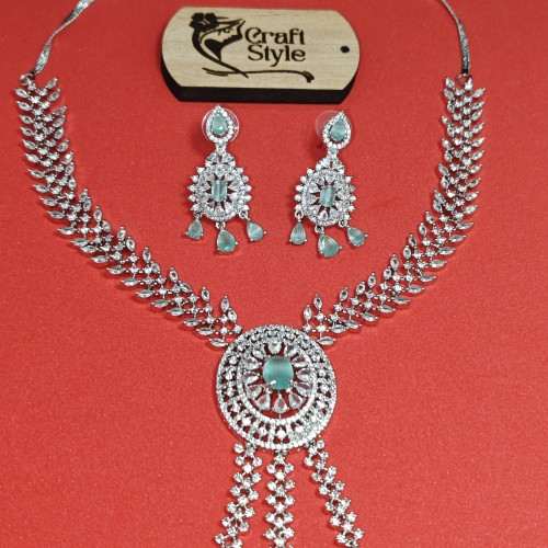 Diamond Cuts Necklace Set/Ex-1-GM9197-7-2680-Pestal