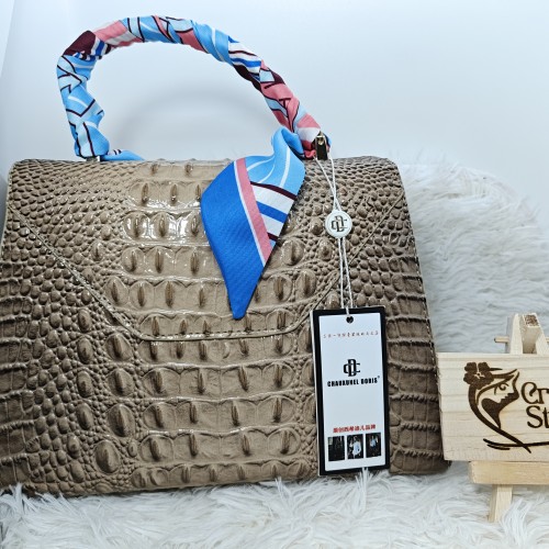Crocodile Texture Leather Ladies Bag