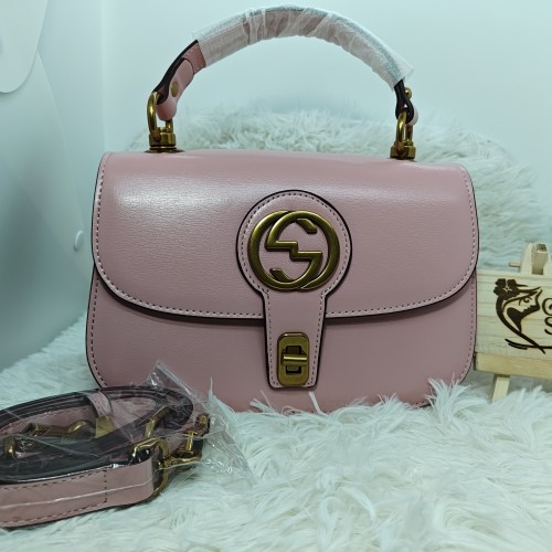 Pink Premium Leather Bag