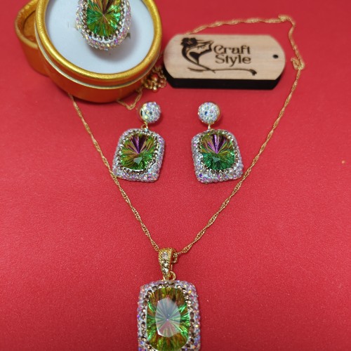 Natural Stone Necklace Set ANG767/4-6