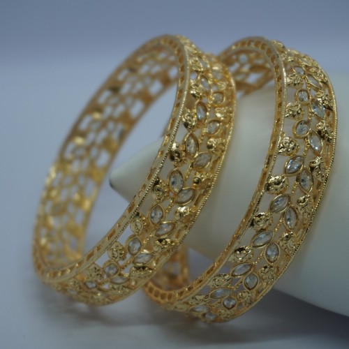 White Stone Bangles H20621/9