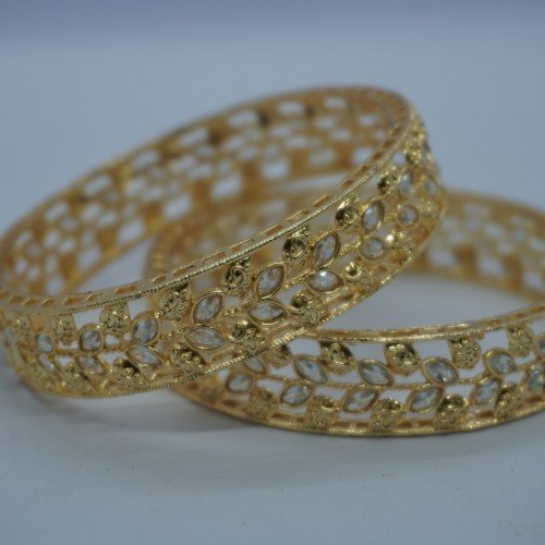 White Stone Bangles H20621/9