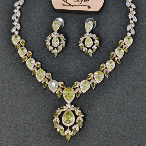 Flower Buds Diamond Cut Necklace YMC1033/6-2