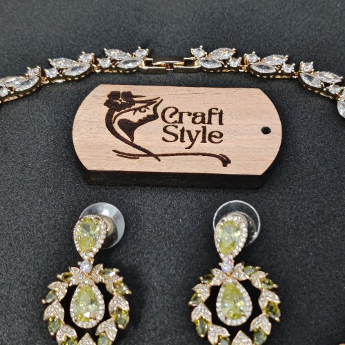 Flower Buds Diamond Cut Necklace YMC1033/6-2