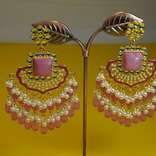 Elegant Colorful Earring GM12182/20 Pink