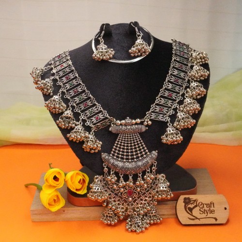 Oxidize Chelsi Necklace Set 8118/4