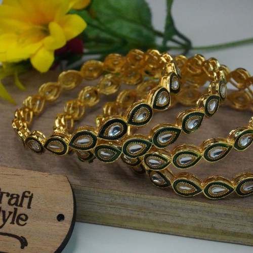 Kundon Leaf Bangles J904/6