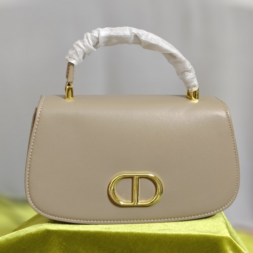 DIOR LEATHER HANDBAG BLACK
