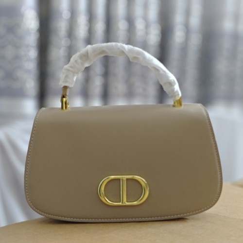 DIOR LEATHER HANDBAG BLACK