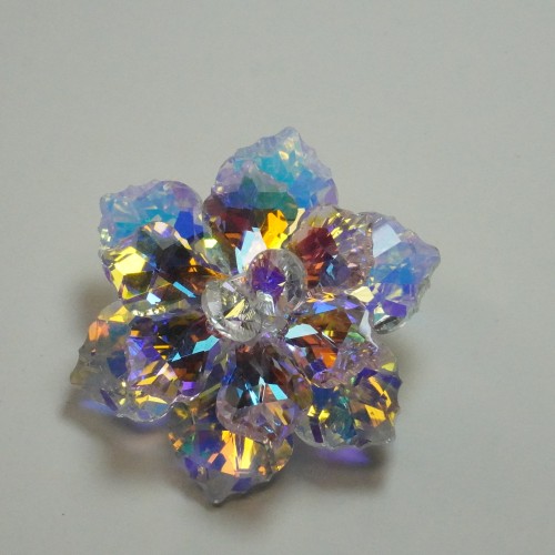 Crystal Flower Brooch Acc3179/2