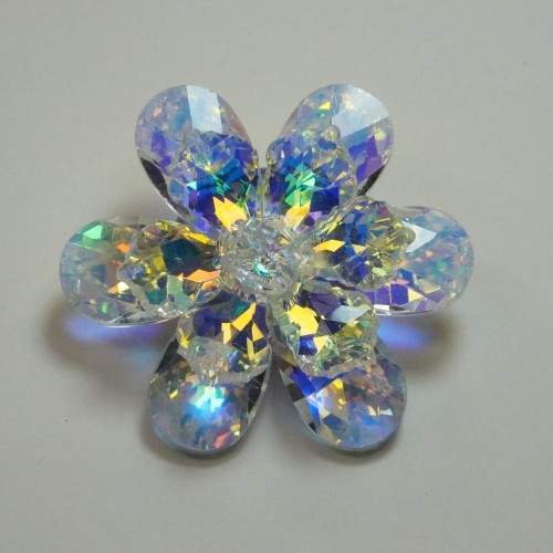 Crystal Flower Brooch Acc3179/2