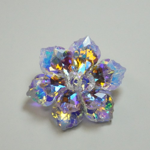 Crystal Flower Brooch Acc3179/2
