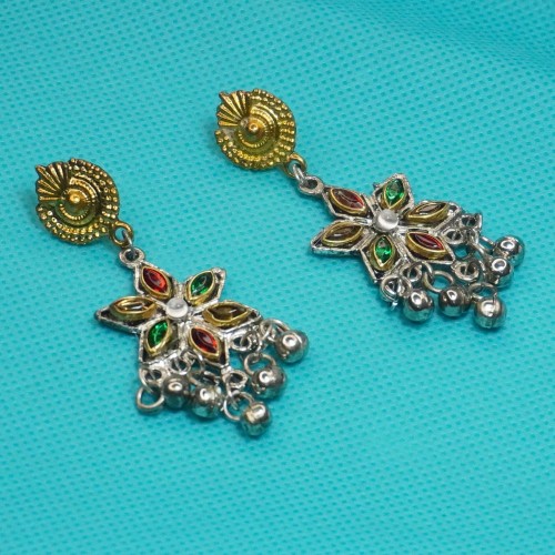 Oxidize Pink Necklace Set K68/2