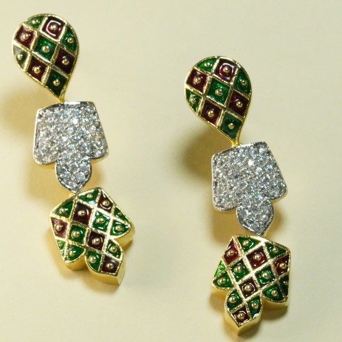 Diamond Cuts Necklace Set/Ex-1-H20607-5-2800