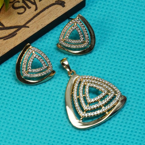 Unique Diamond-Cuts Pendent Set Xuping B55