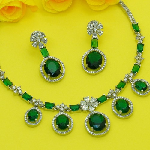 Premium Necklace Set/Ex-1-GM8831-5-1990-Green