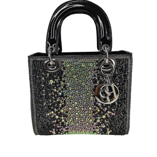 Luxury Crystal Mini Black Handbag - Craft Style