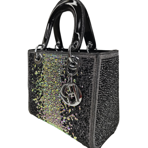 Luxury Crystal Mini Black Handbag - Craft Style