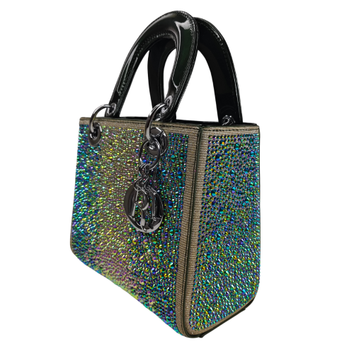 Luxury Crystal Mini Green Handbag - Craft Style