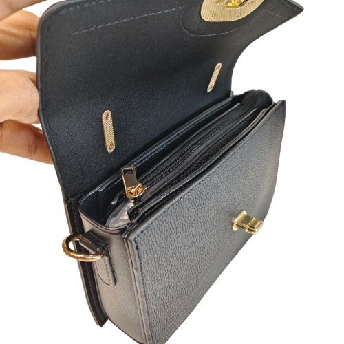 Craft Style Elegant Lock Flap Handbag SA299B