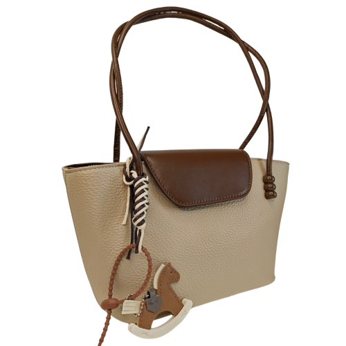 Pebbled Vegan Leather Shoulder Bag SA299