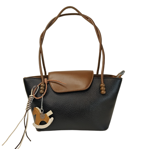 Minimalist Pebbled Vegan Leather Shoulder Bag – Craft Style SA299