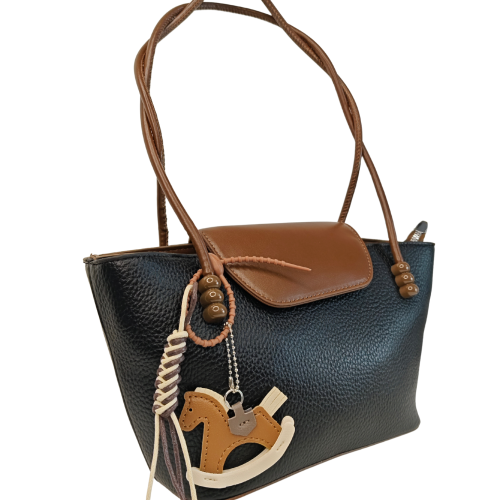 Minimalist Pebbled Vegan Leather Shoulder Bag – Craft Style SA299