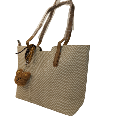 Craft Style Elegant Woven Tote Handbag SA299