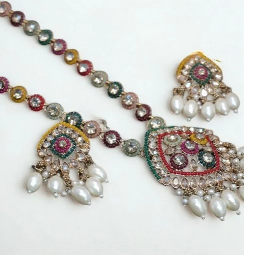 Pakistani Style Necklace Set GM12182/2