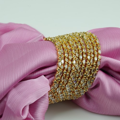 Craft Style Premium Stone Studded Bangle1