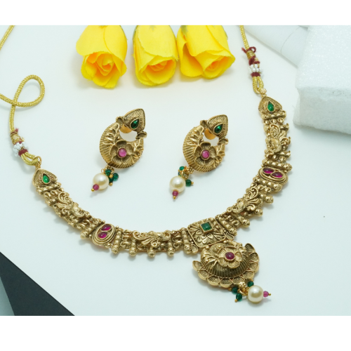 Heritage Antique Gold Necklace Set