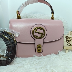 Pink Premium Leather Bag