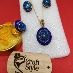 Natural Stone Necklace Set ANG767/4-6