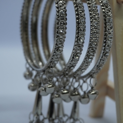 Silver Jhumka Bangles H20621/15