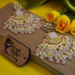 Elegant Colorful Earring GM12182/20 Baby Pink