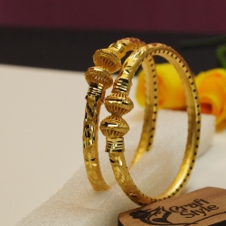 Classic Engraved Gold Bangles H23469/10