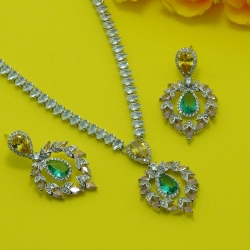 Pink Buds Diamond Cut Necklace YMC1033/11