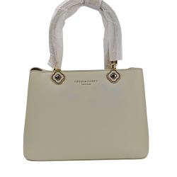 Craft Style Elegant Beige Top Handle Handbag 3