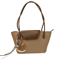 Minimalist Pebbled Vegan Leather Shoulder Bag SA299