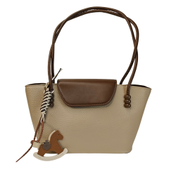 Pebbled Vegan Leather Shoulder Bag SA299